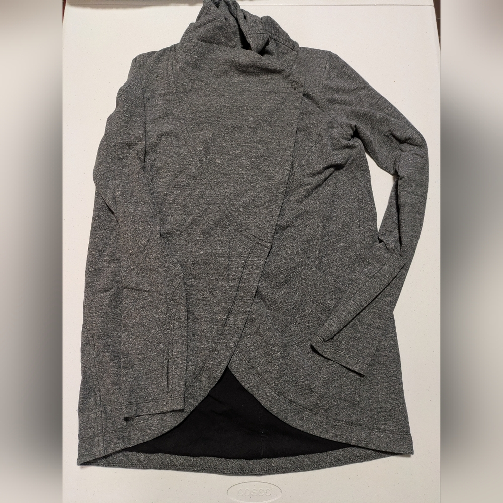 Lululemon That's A Wrap Heathered Snow Slub Coal